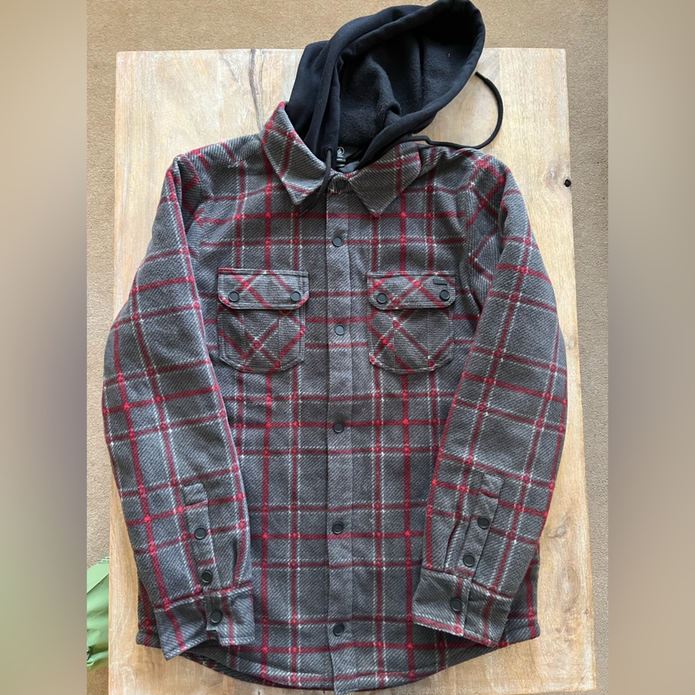3/$90 Volcom Flannel Jacket